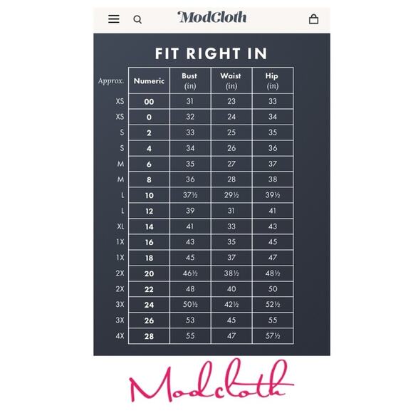 ModCloth x Collectif Sandy-Lynn Peachy Stripe Dress Sz.14 - Picture 15 of 16